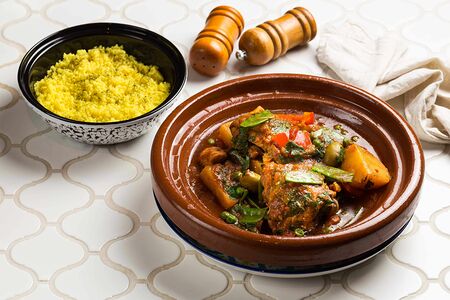 Тажин с индейкой