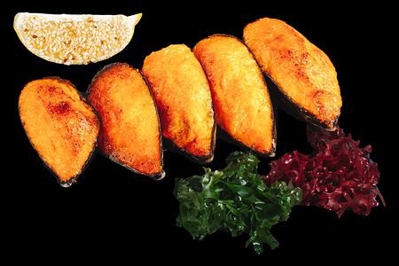 Мидии с соусом яки