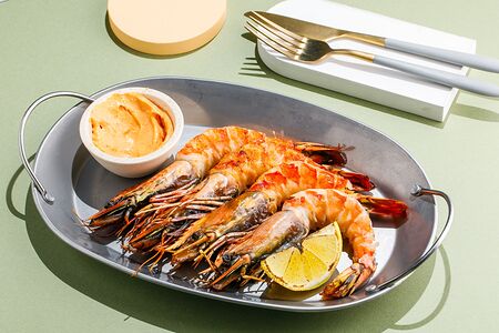 Креветки на гриле