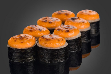 Запеченный с спайси шапкой