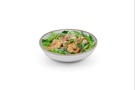 Салат с креветками