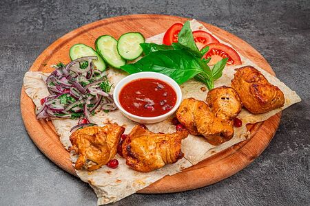 Шашлык из куриной грудки