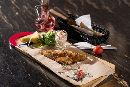 Судак на гриле