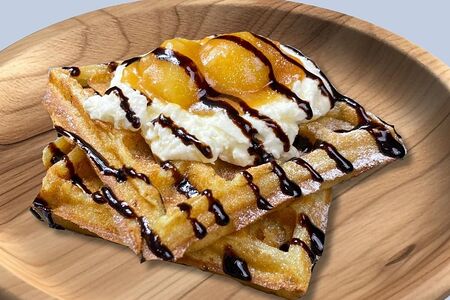 Вафли Банан-карамель