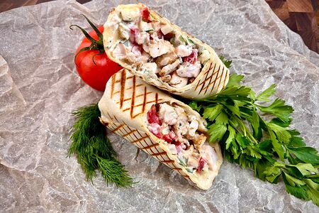 Шаурма с шашлыком из курицы