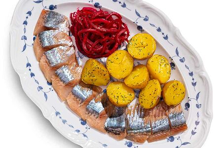 Сельдь с картошкой