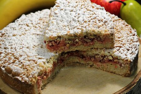 Мини-пирог песочный Черничный