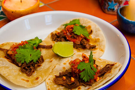 Тако с говядиной