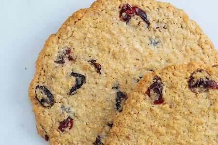 Овсяное печенье с клюквой