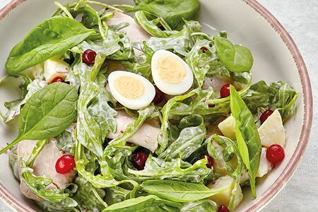 Фермерский салат с бужениной