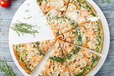 Пицца с курицей и грибами 55 см