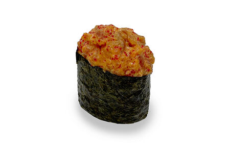 Гункан с лососем