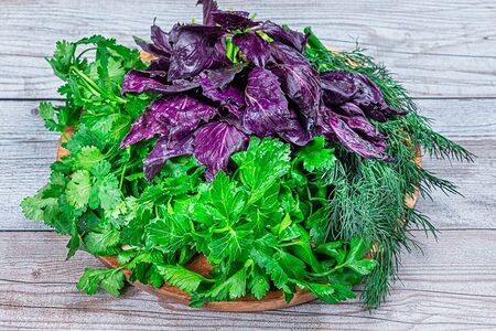 Ассорти из свежей зелени