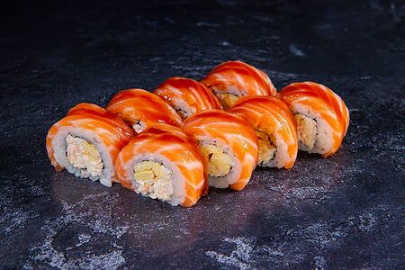 Ролл Филадельфия с крабом