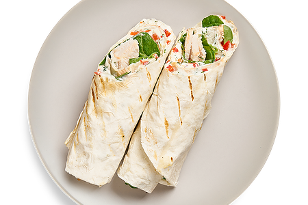 Пшеничный ролл с курицей и фетой