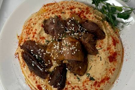 Хумус с бараниной