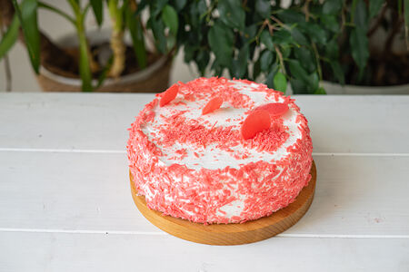 Торт Сырно-клубничный кейк