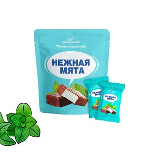 Конфеты Птичье молоко Нежная мята