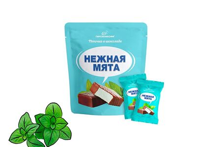 Конфеты Птичье молоко Нежная мята