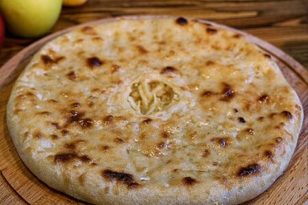 Осетинский пирог с яблоками   