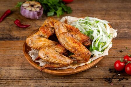 Шашлык из куриных крыльев