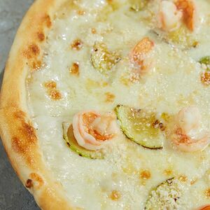 Пицца Креветки и цукини