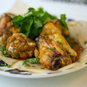 Крылышки в кисло-сладком соусе