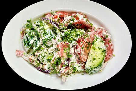 Салат Летний со сметаной