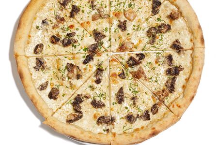 Пицца со сморчками