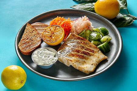 Судак балтийский на гриле