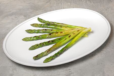 Спаржа гриль