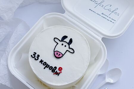 Бенто-торт 33 корове