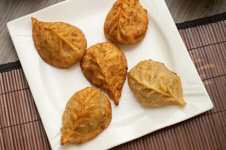 Манты жареные