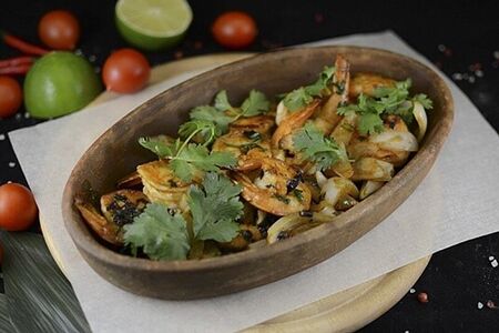 Хвосты тигровых креветок