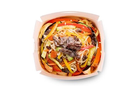 Лапша с говядиной