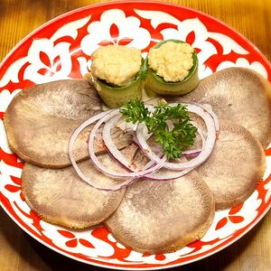 Язык говяжий с хреном