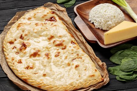 Творог с сыром и шпинатом