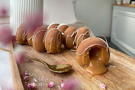 Картошка с карамелью