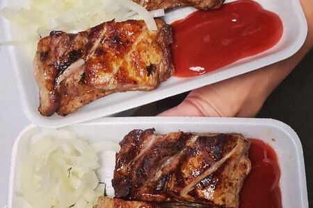 Шашлык из свиных ребер