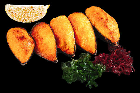 Мидии с соусом Яки