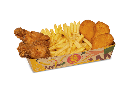 МиниБокс с крыльями барбекю