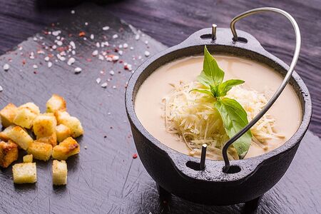 Крем-суп из белых грибов