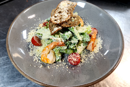 Цезарь с креветками