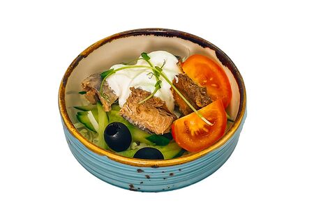 Салат Овощной с тунцом