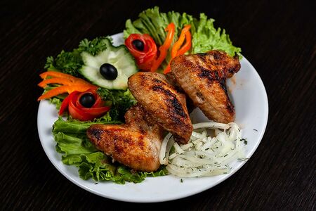 Шашлык из куриных крыльев