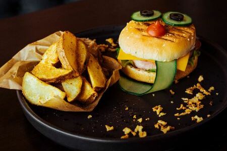 Бургер смешной