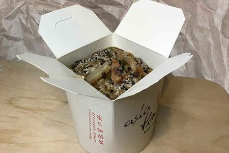 Лапша с морепродуктами