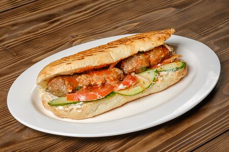 Донер с люля-кебабом