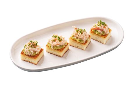 Бриошь с крабом