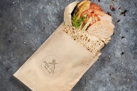 Двойной Роб рой в сырном лаваше с филе цыпленка